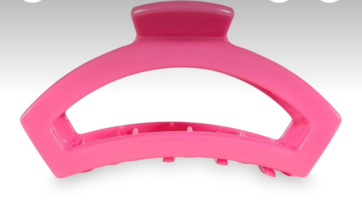 Teleties paradise pink open large clip