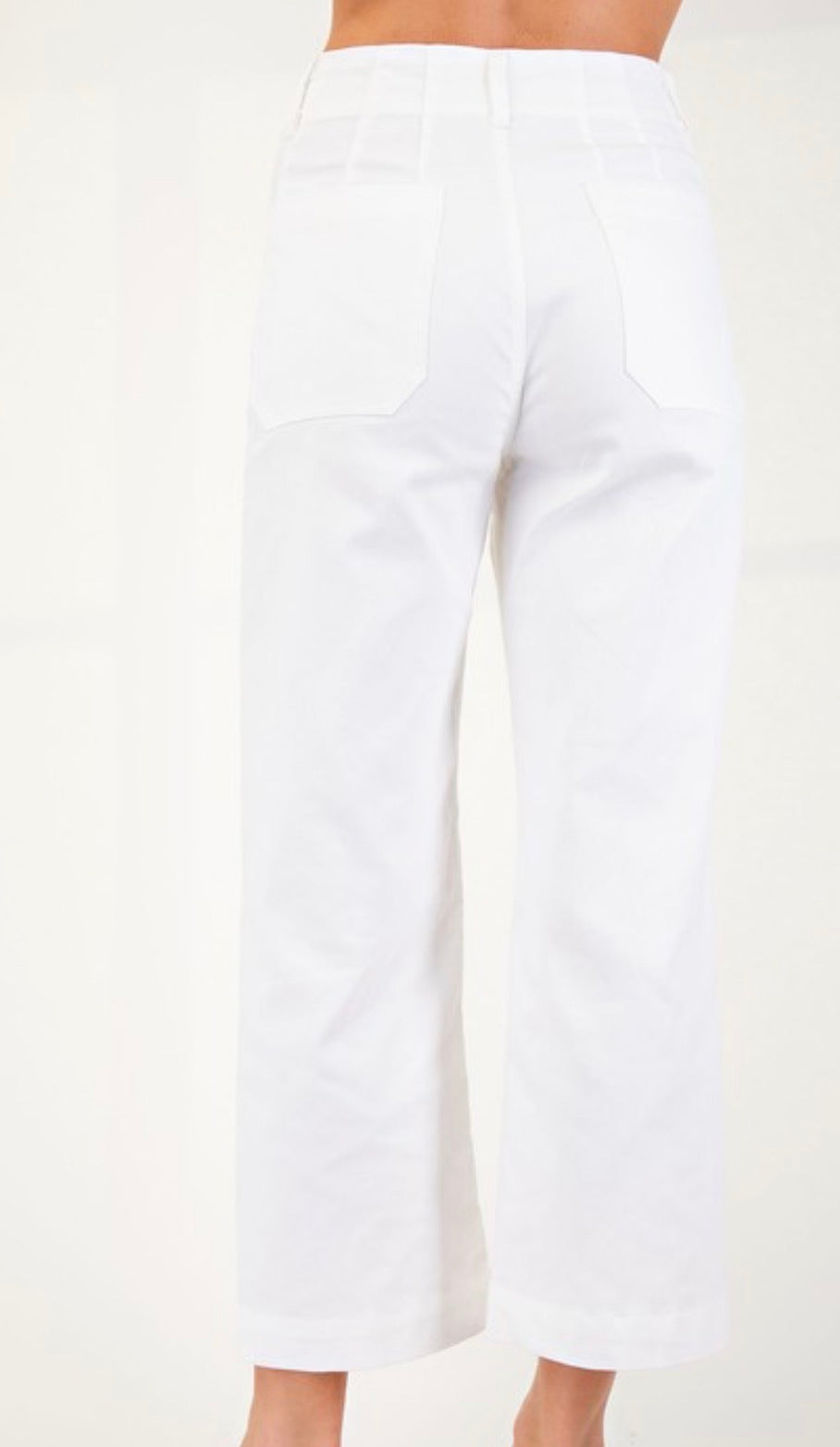 Off white cropped pants