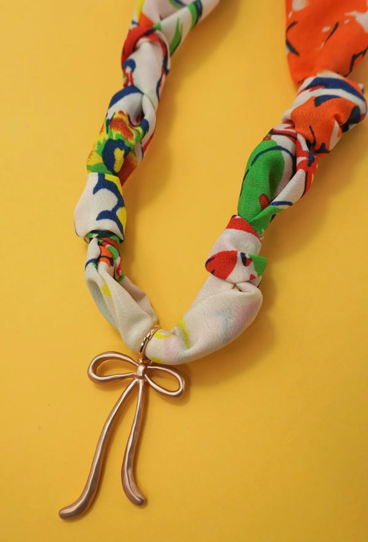 Scarf necklace