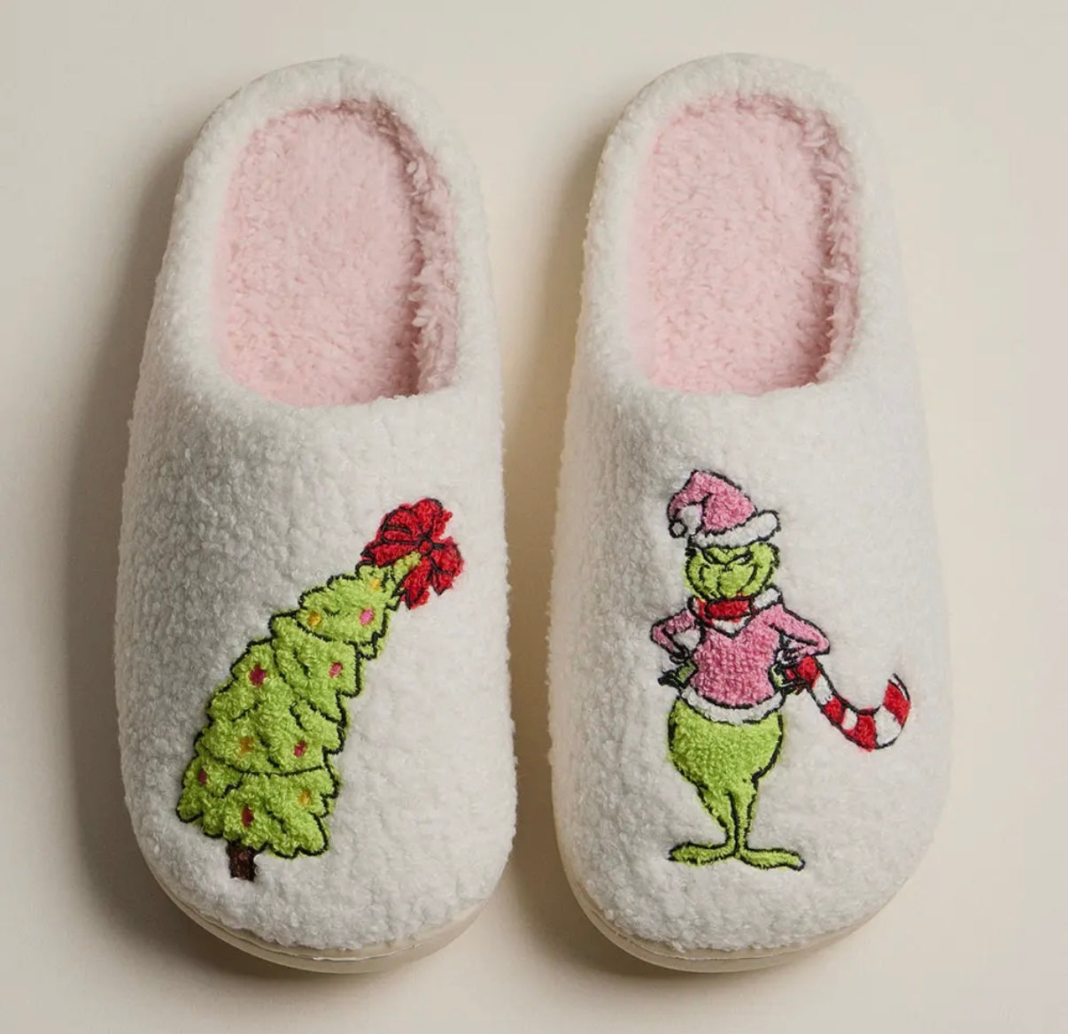 Grinch house slippers