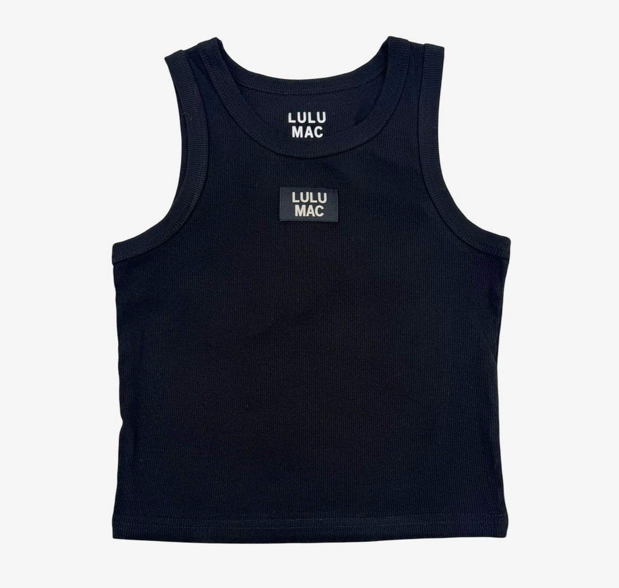 Black Lulu Mac tank top