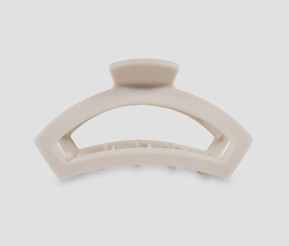 Teleties beige medium open clip