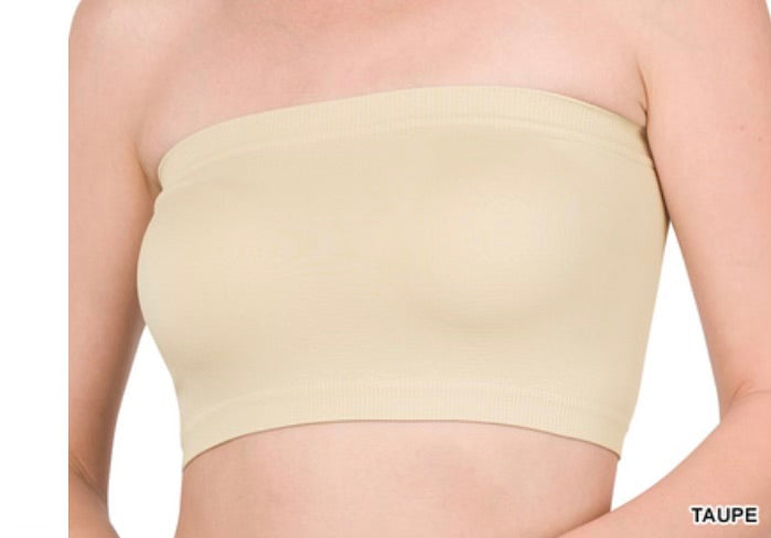 Beige layering bandeau