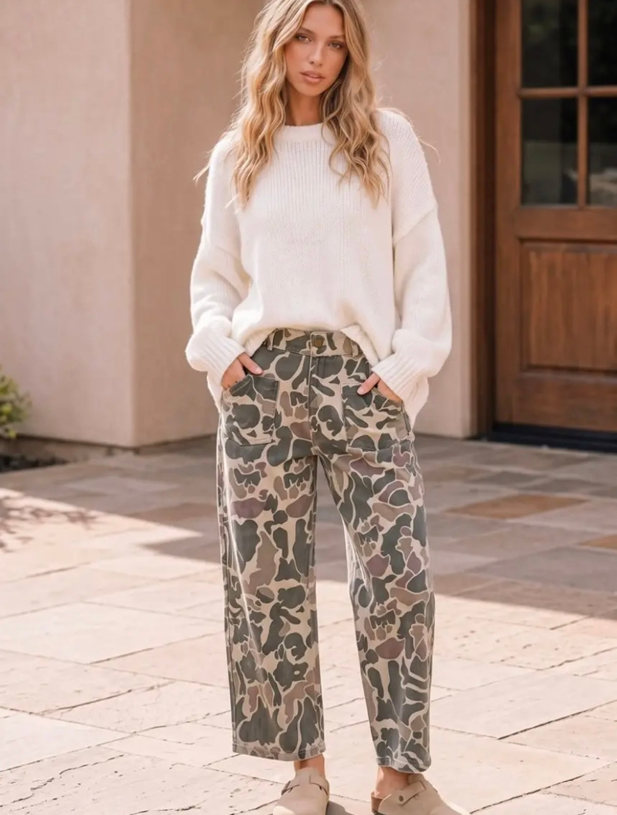 Camo jeans