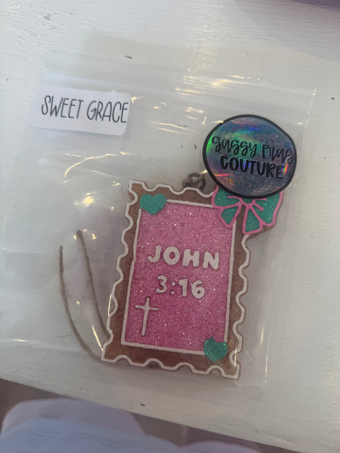 John 3:16 freshie - sweet grace