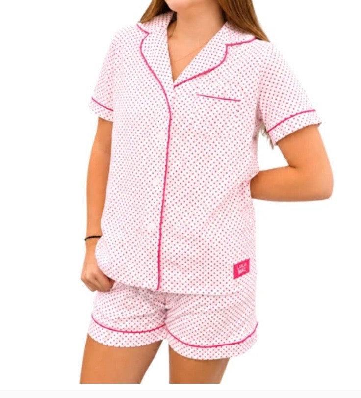 Lulu Mac polka dot pajama set