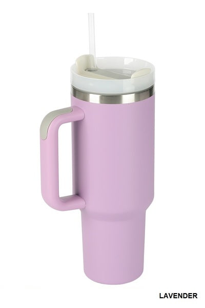 Purple 40 oz stainless steel tumbler