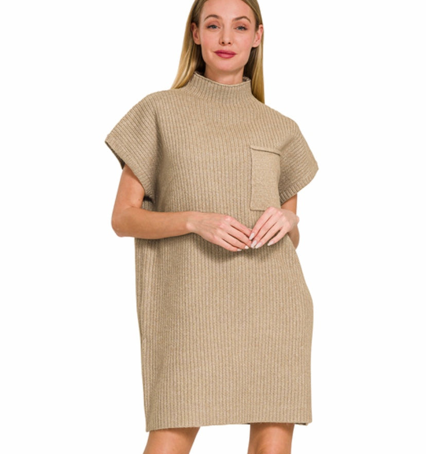 Mocha sweater dress