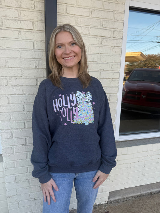 Holly jolly sweatshirt