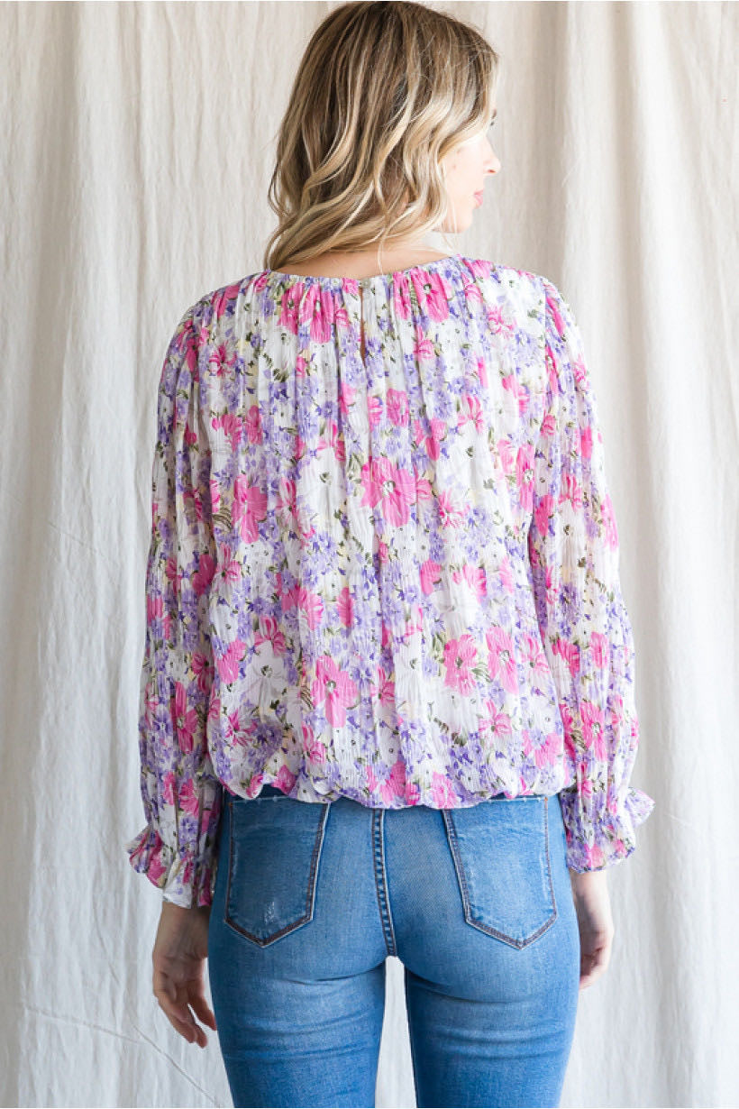 Spring floral top