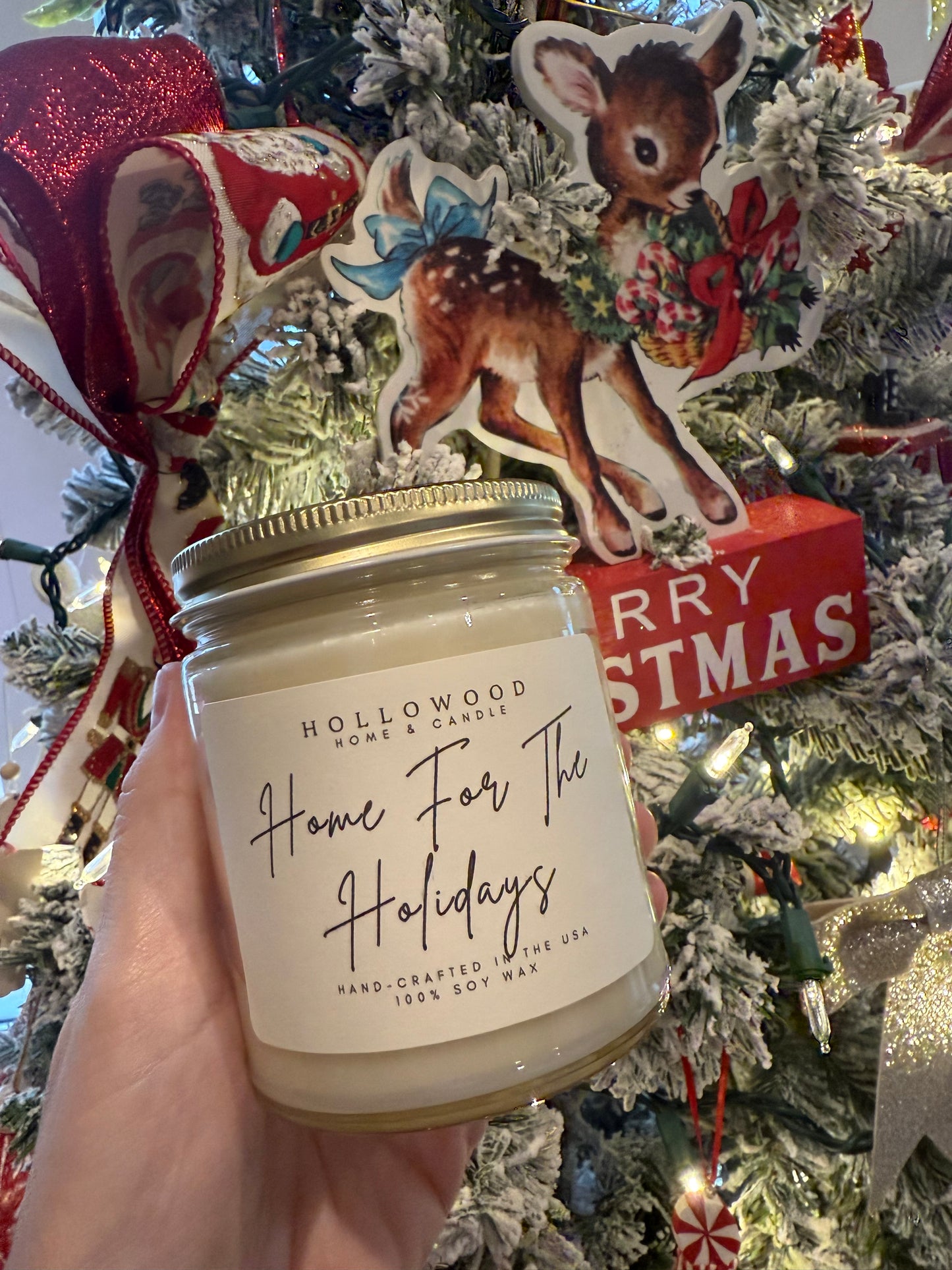 Hollowood Home for the Holidays candle