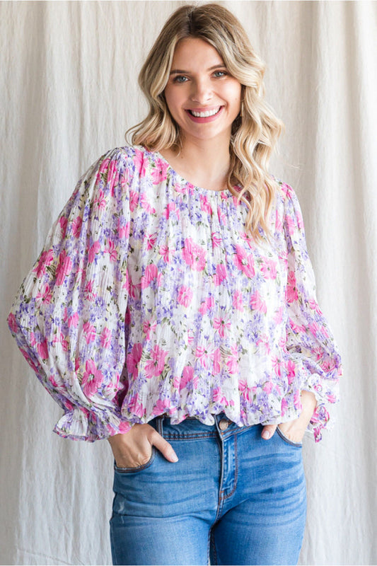 Spring floral top