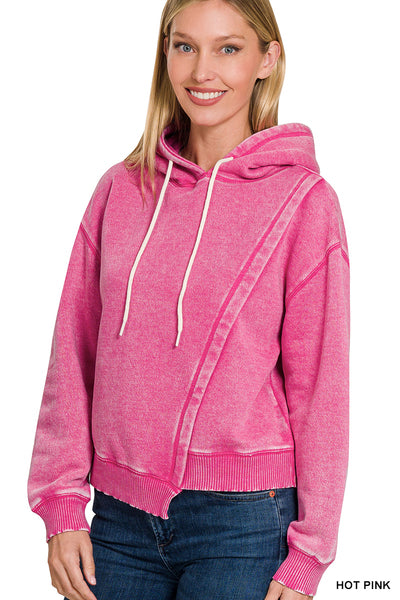 Hot pink hoodie