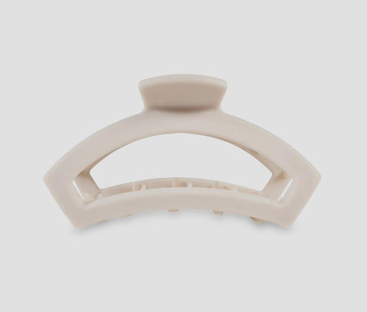 Teleties large open beige clip
