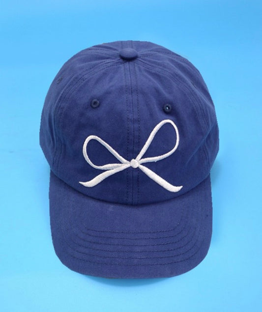 Blue ribbon cap