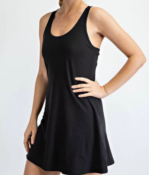 Black tennis dress