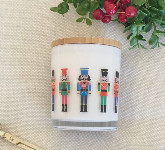 Nutcracker lavender candle