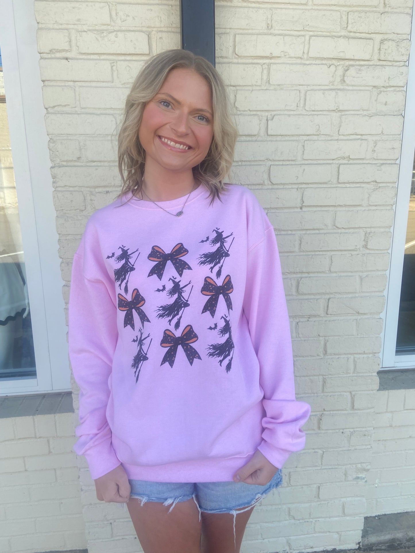 Witches and bows sweatshirt