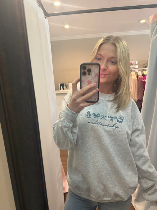 Made to worship sweatshirt