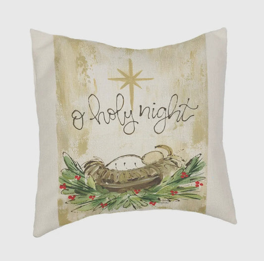 O Holy Night pillow