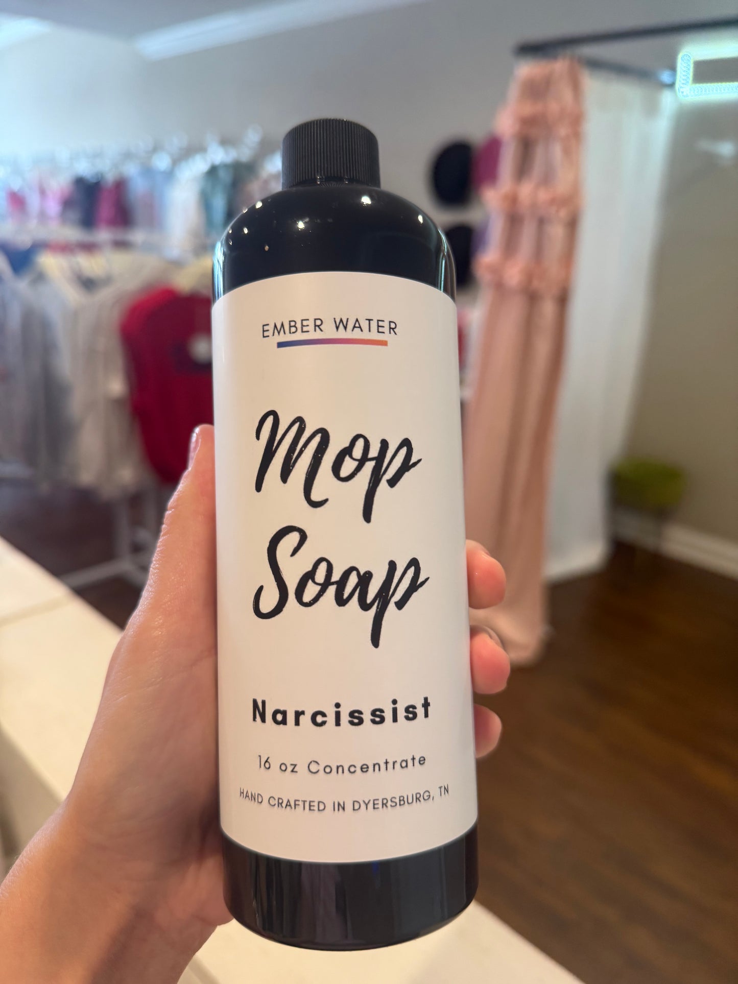Ember water narcissist mop soap