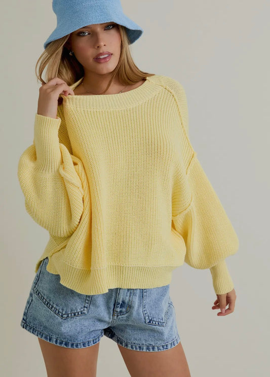 Light yellow sweater