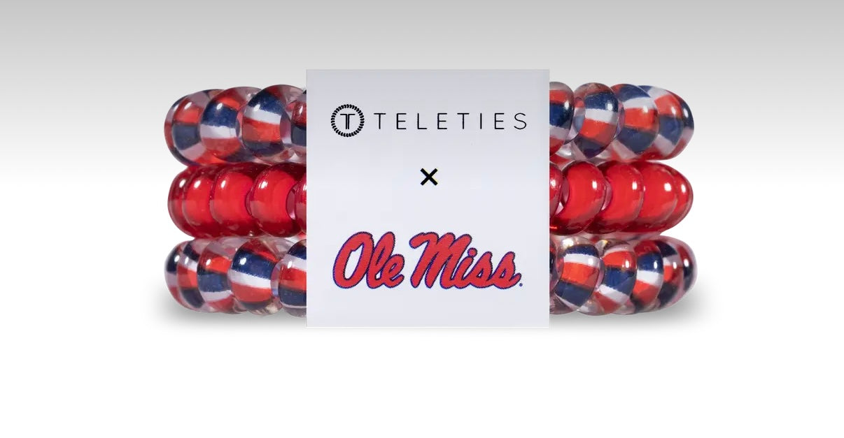 Teleties Ole Miss small hair ties