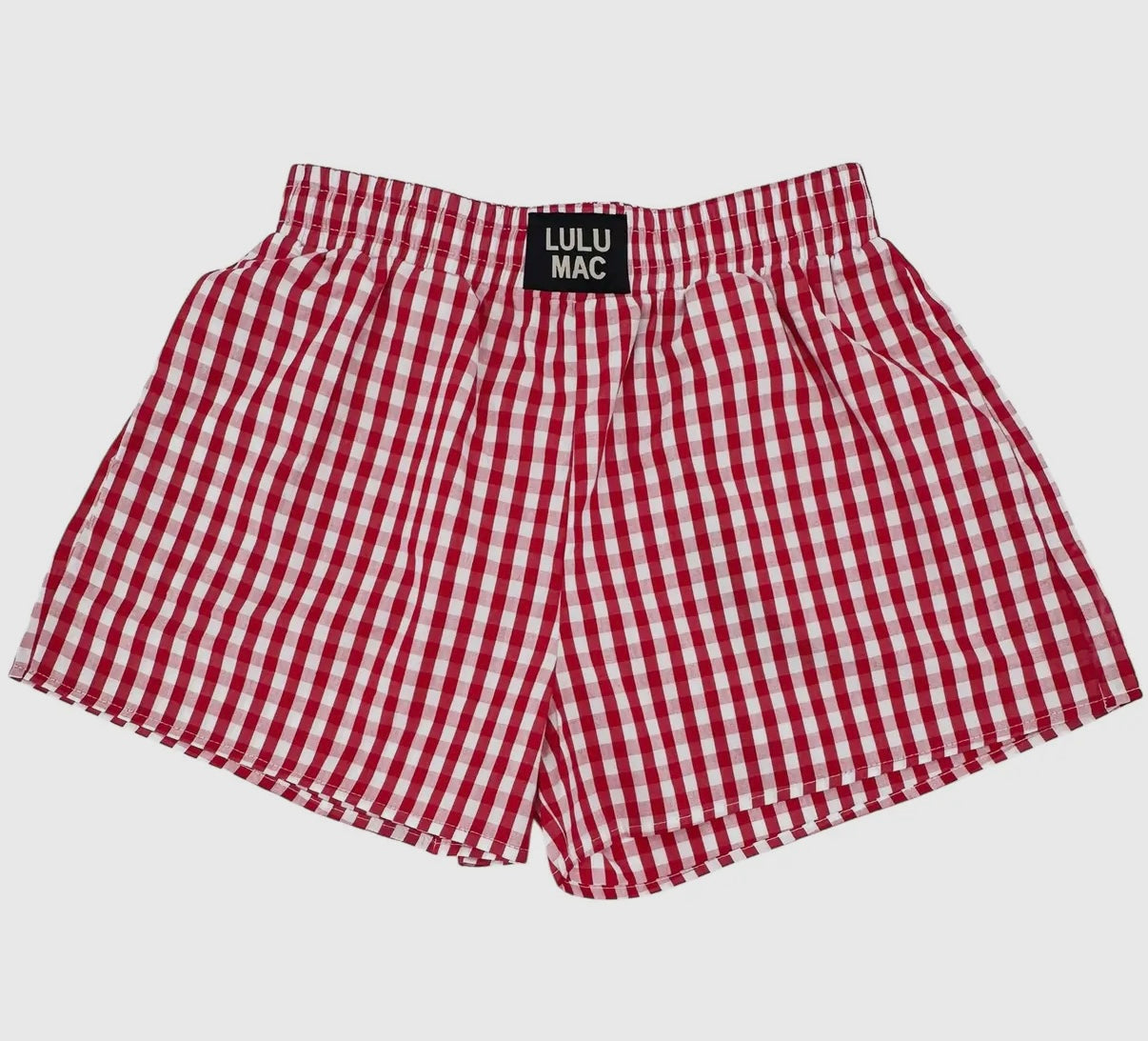 Lulu Mac red gingham shorts
