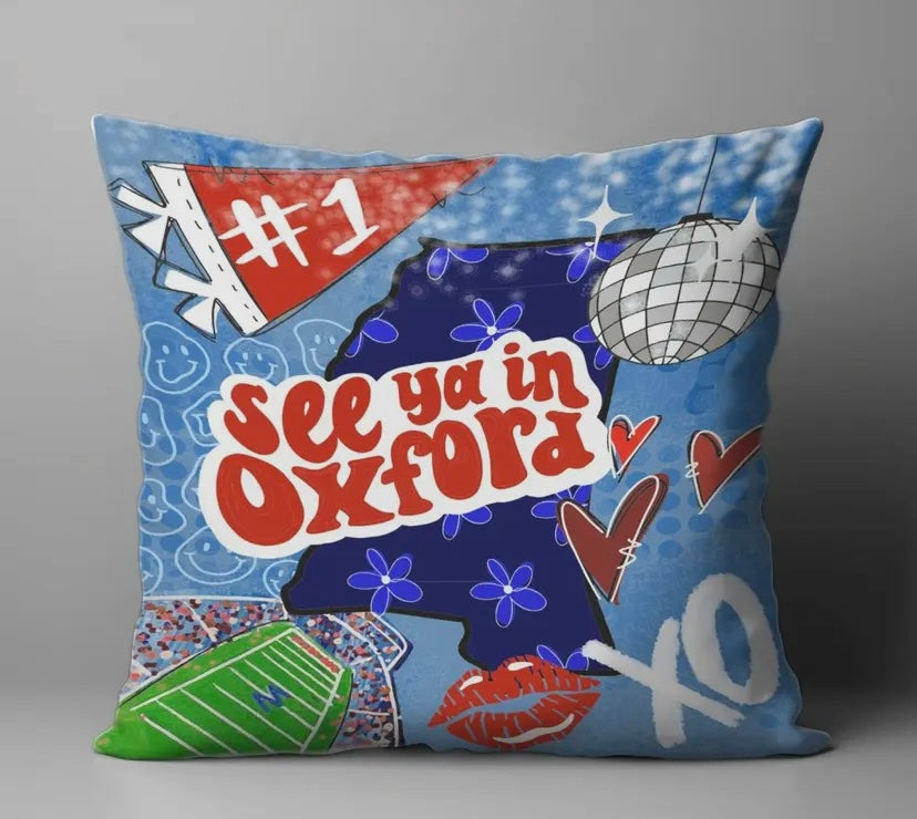 See you in Oxford pillow