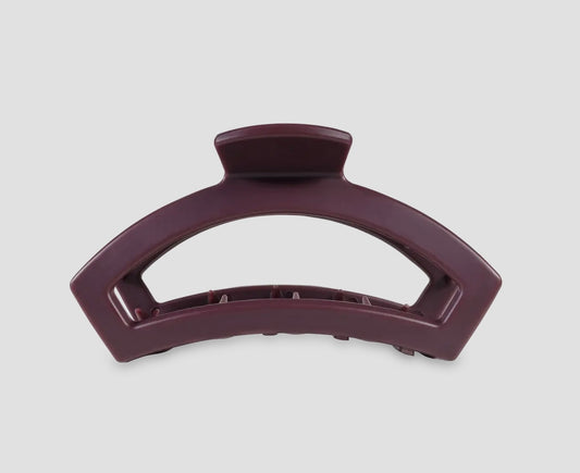 Teleties large open clip (burgundy bliss)