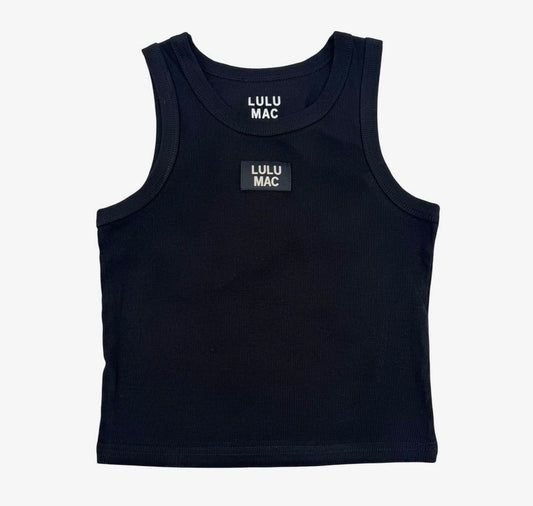 Black Lulu Mac tank top