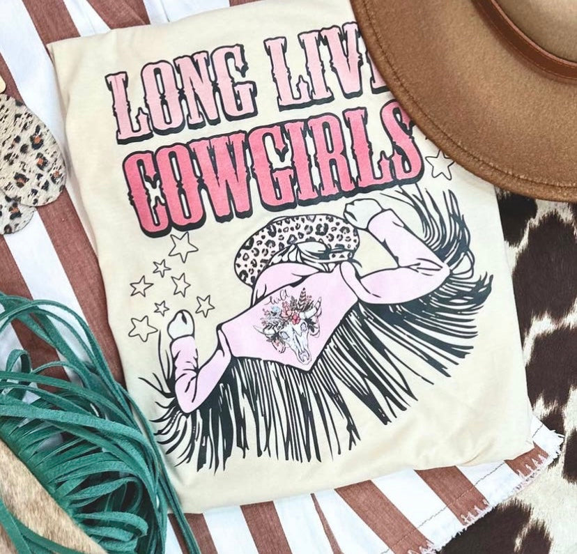 Long live cowgirls tee