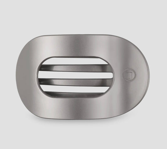 Small flat round Teleties clip - disco daydream