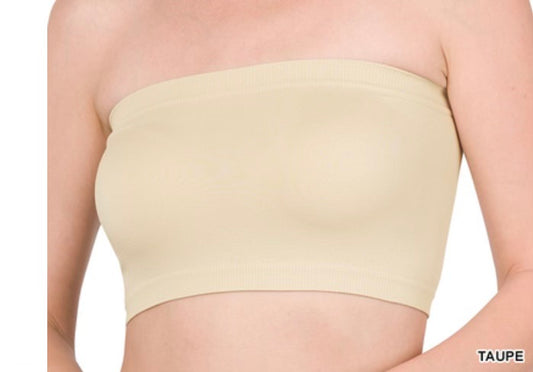 Beige layering bandeau