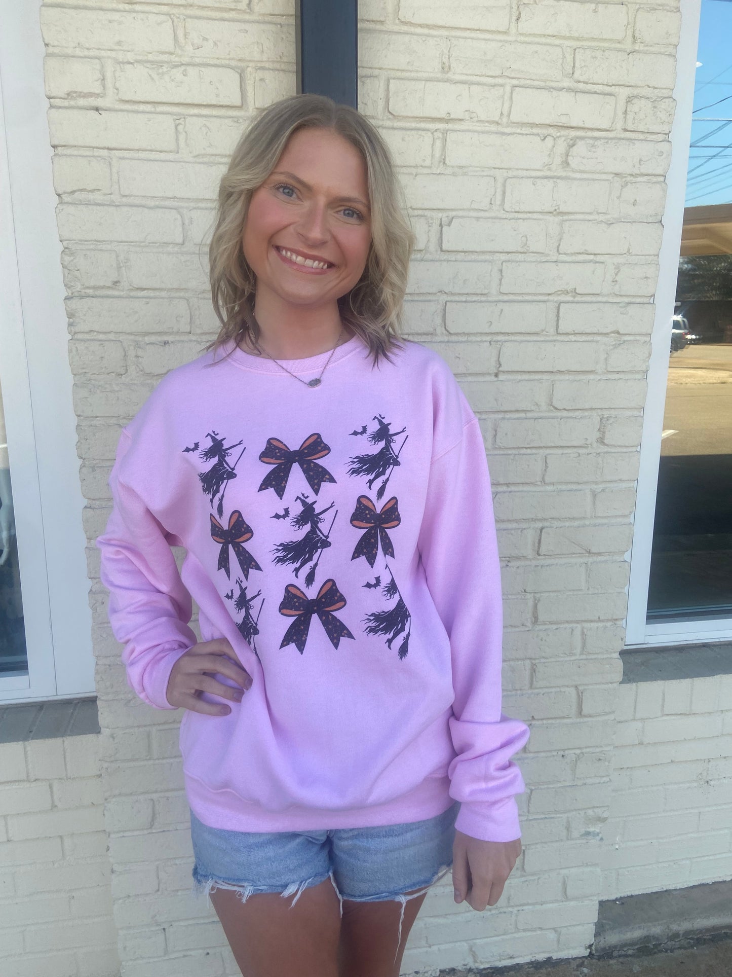 Witches and bows sweatshirt