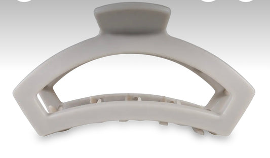Teleties large open clip (silver flames)
