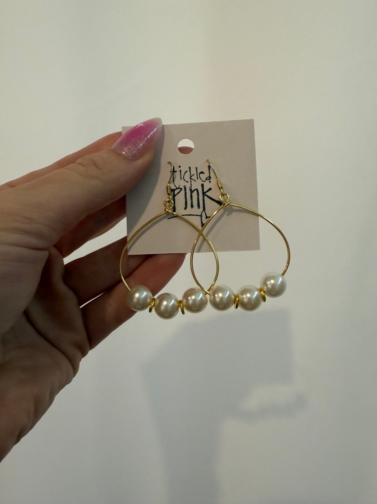 Pearl hoops