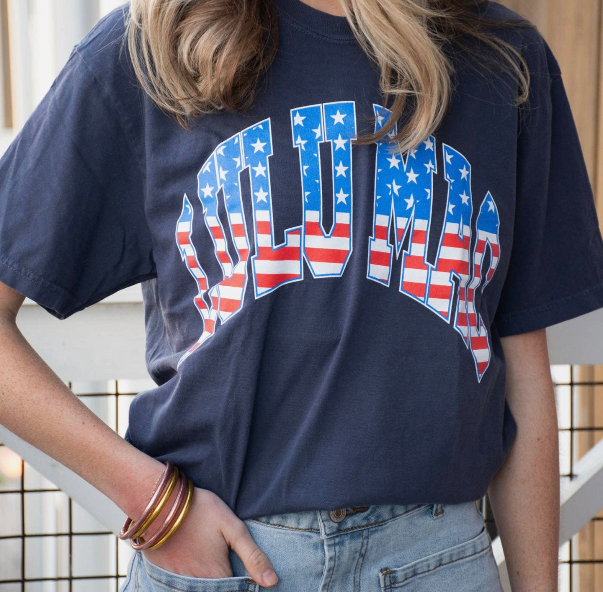 Lulu Mac Stars and Stripes tee