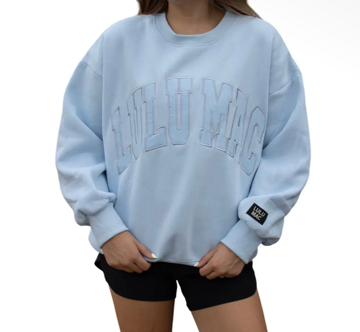 Lulu Mac blue monochrome sweatshirt