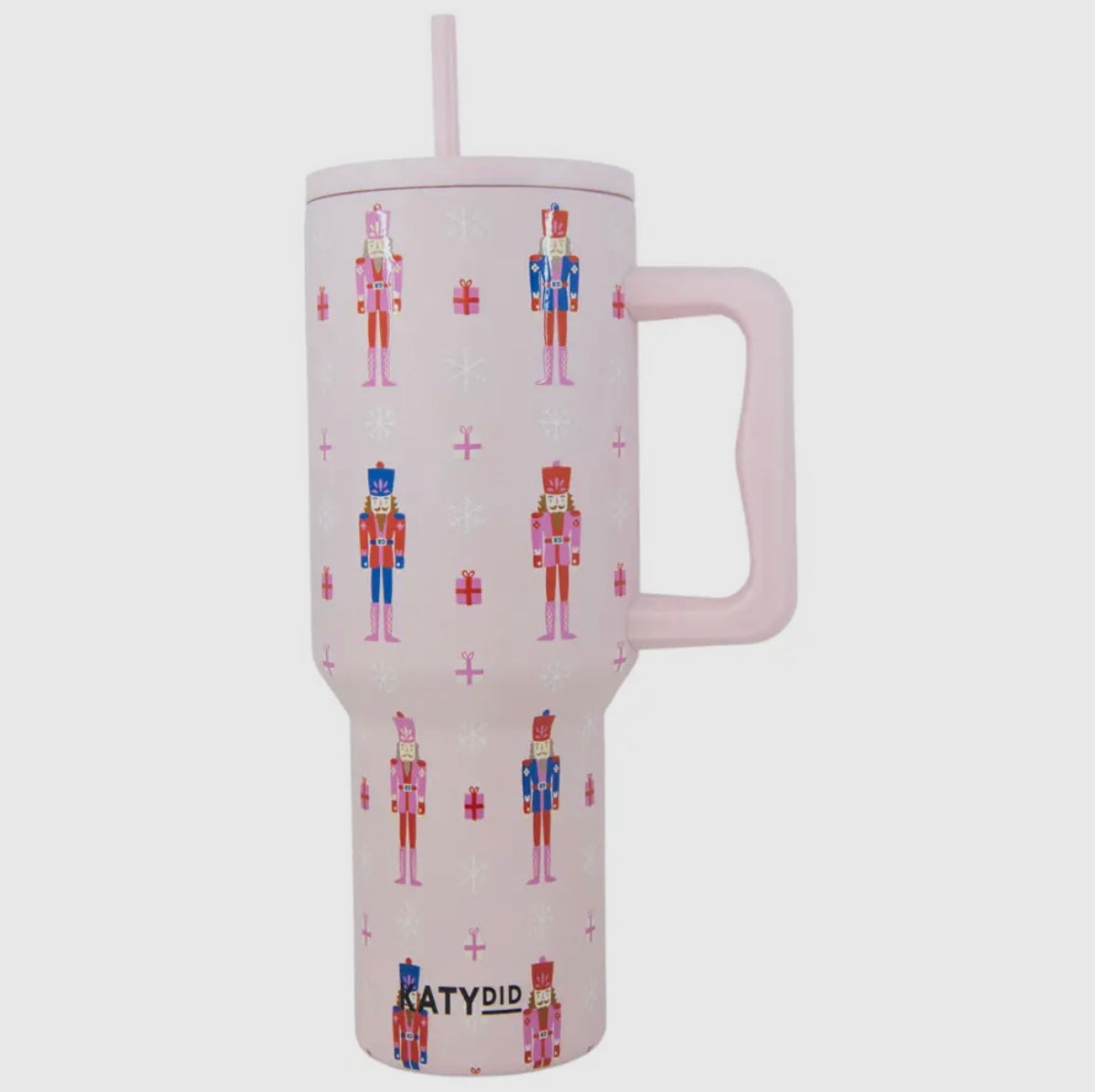 Pink nutcracker tumbler