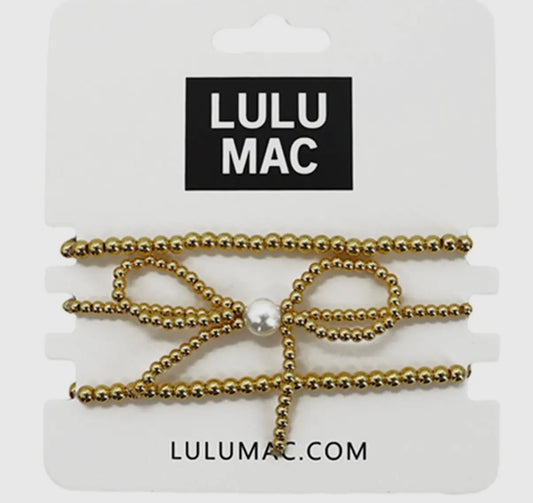 Lulu Mac gold bracelet set