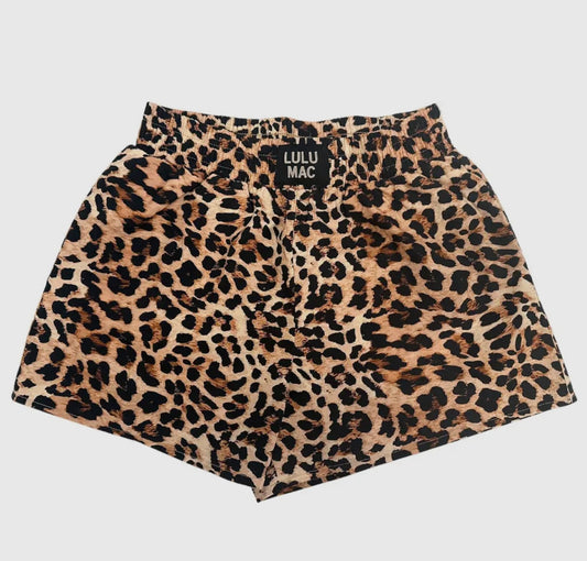 Lulu Mac leopard shorts