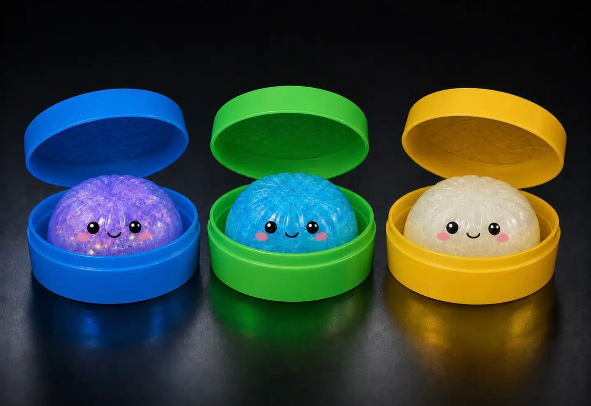 Mystery glow in the dark squishy dumpling