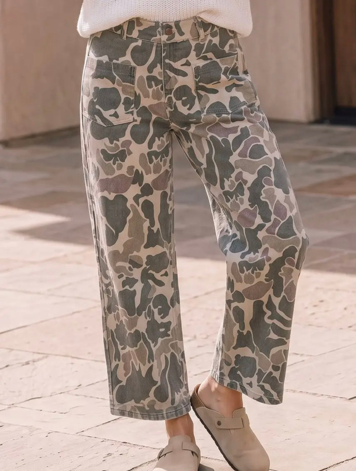 Camo jeans