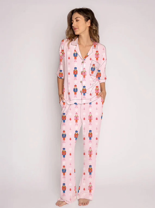 Pink nutcracker pajamas