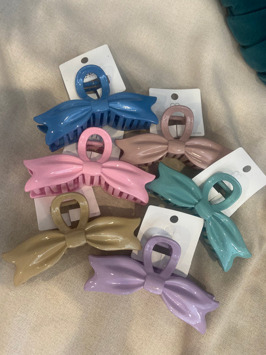 Bow hair clip