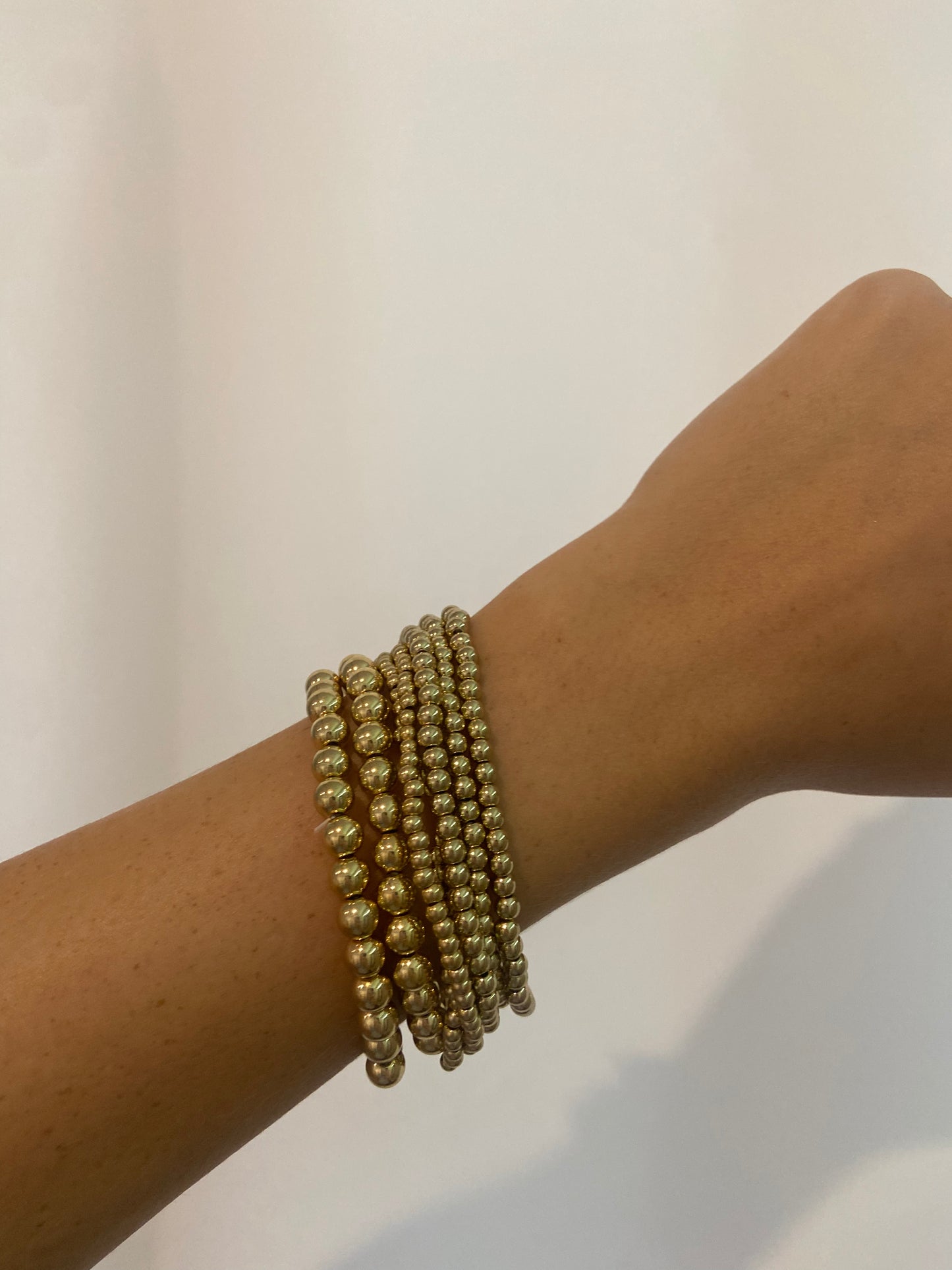 Gold bracelet set