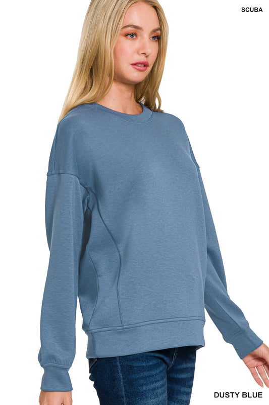 Dusty blue sweatshirt