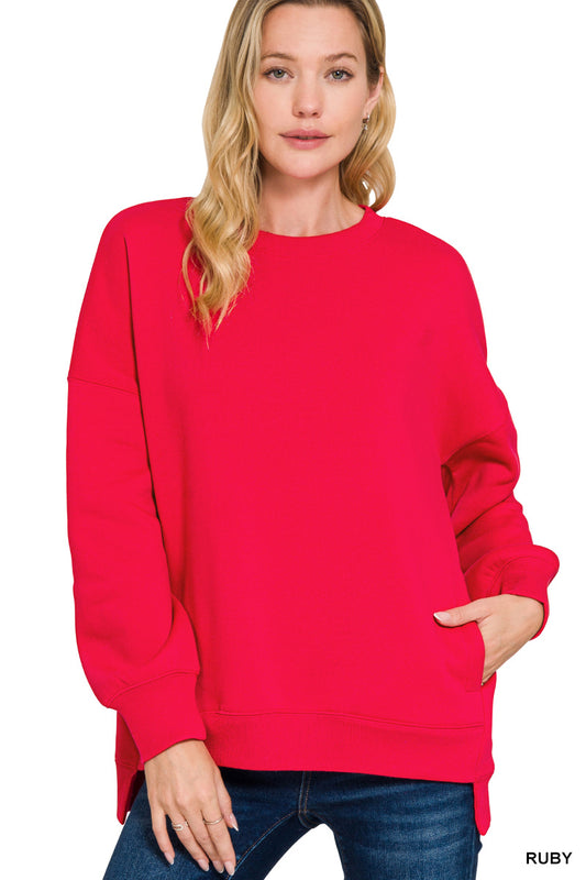 Ruby red sweatshirt