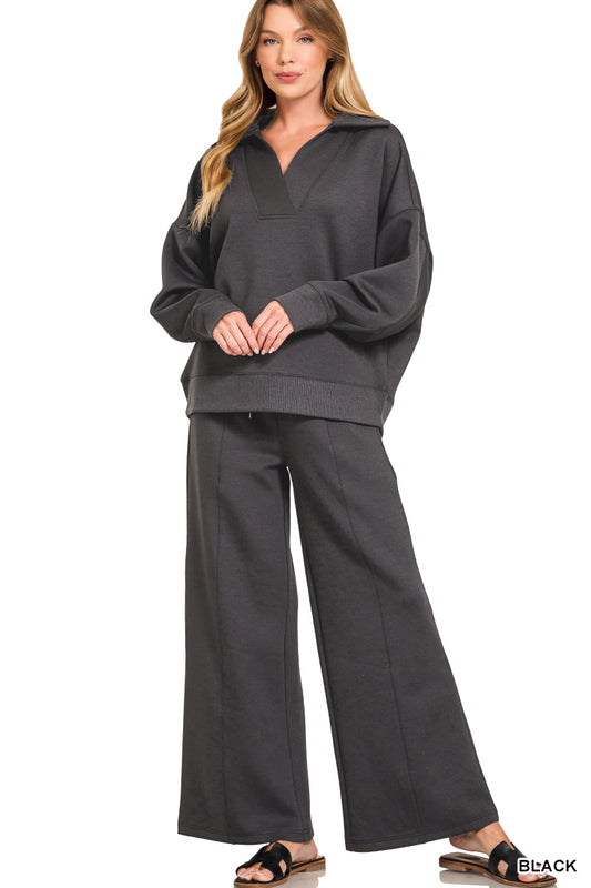 Black sweatpants